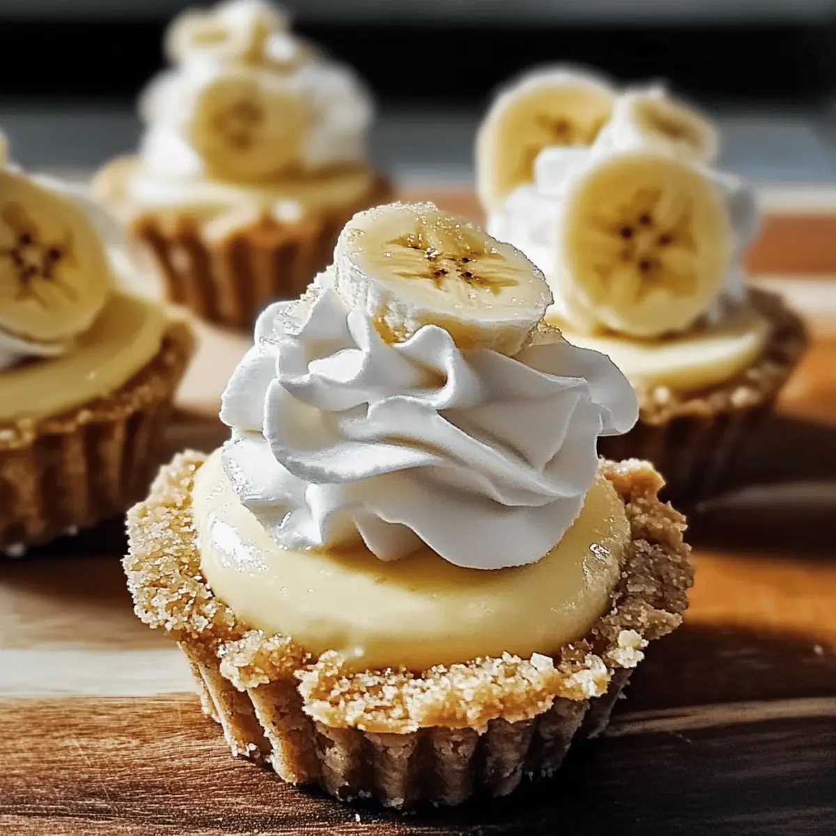 No-Bake Mini Banana Cream Pies for Effortless Summer Joy 4 No-Bake Mini Banana Cream Pies
