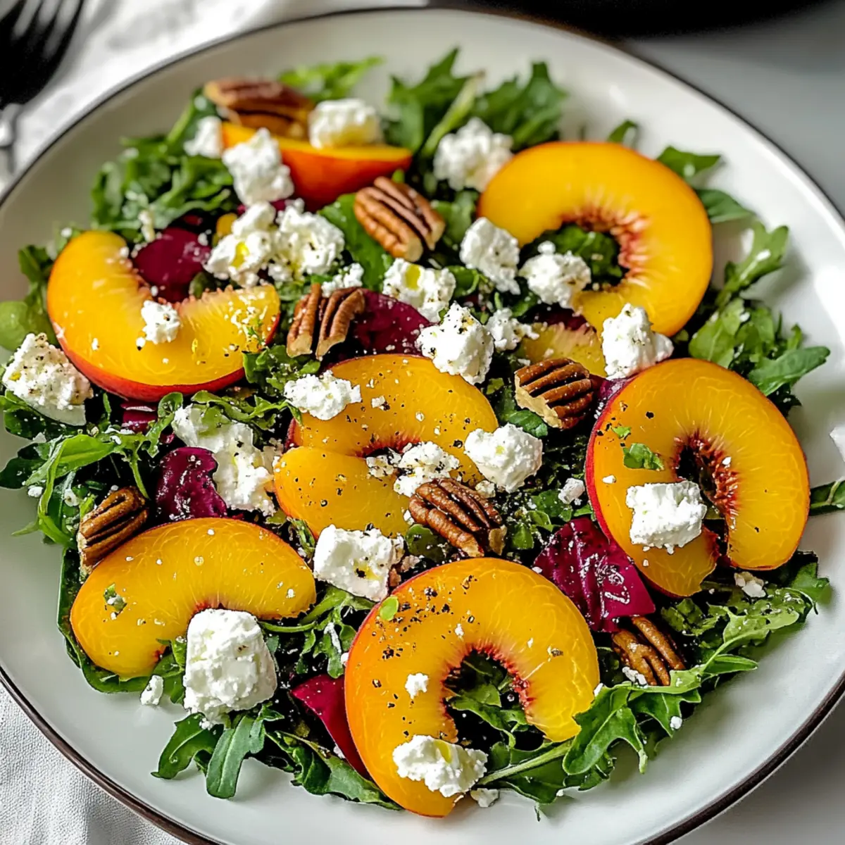 Peach Feta Salad: A Sweet & Tangy Summer Sensation 4 Peach Feta Salad