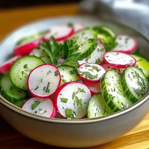 Cucumber Radish Salad