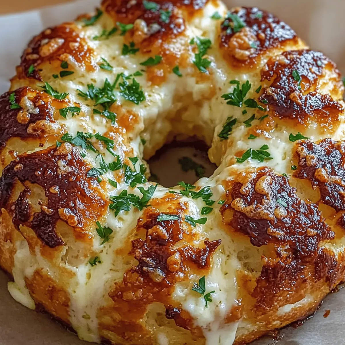 Chicken Alfredo Monkey Bread