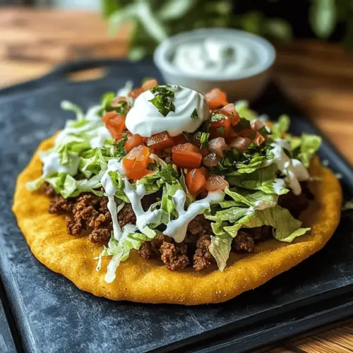 Navajo Tacos with Indian Fry Bread
