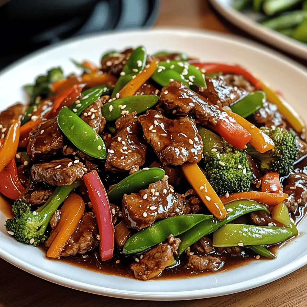 Asian Sweet Ginger Beef Stir Fry