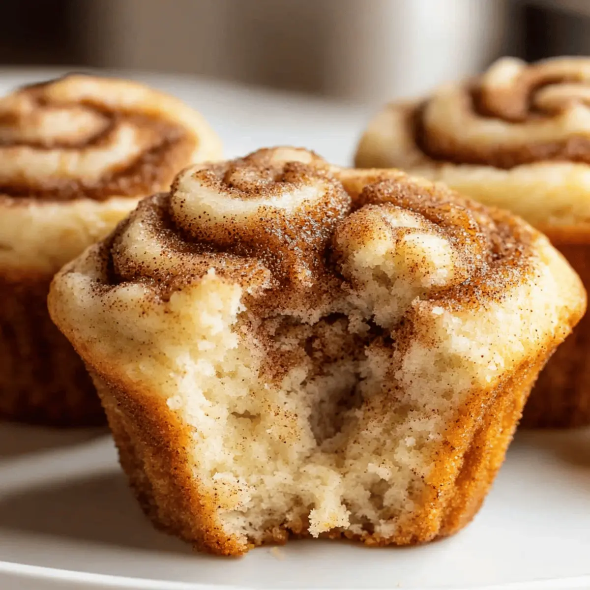 Cinnamon Roll Protein Muffins