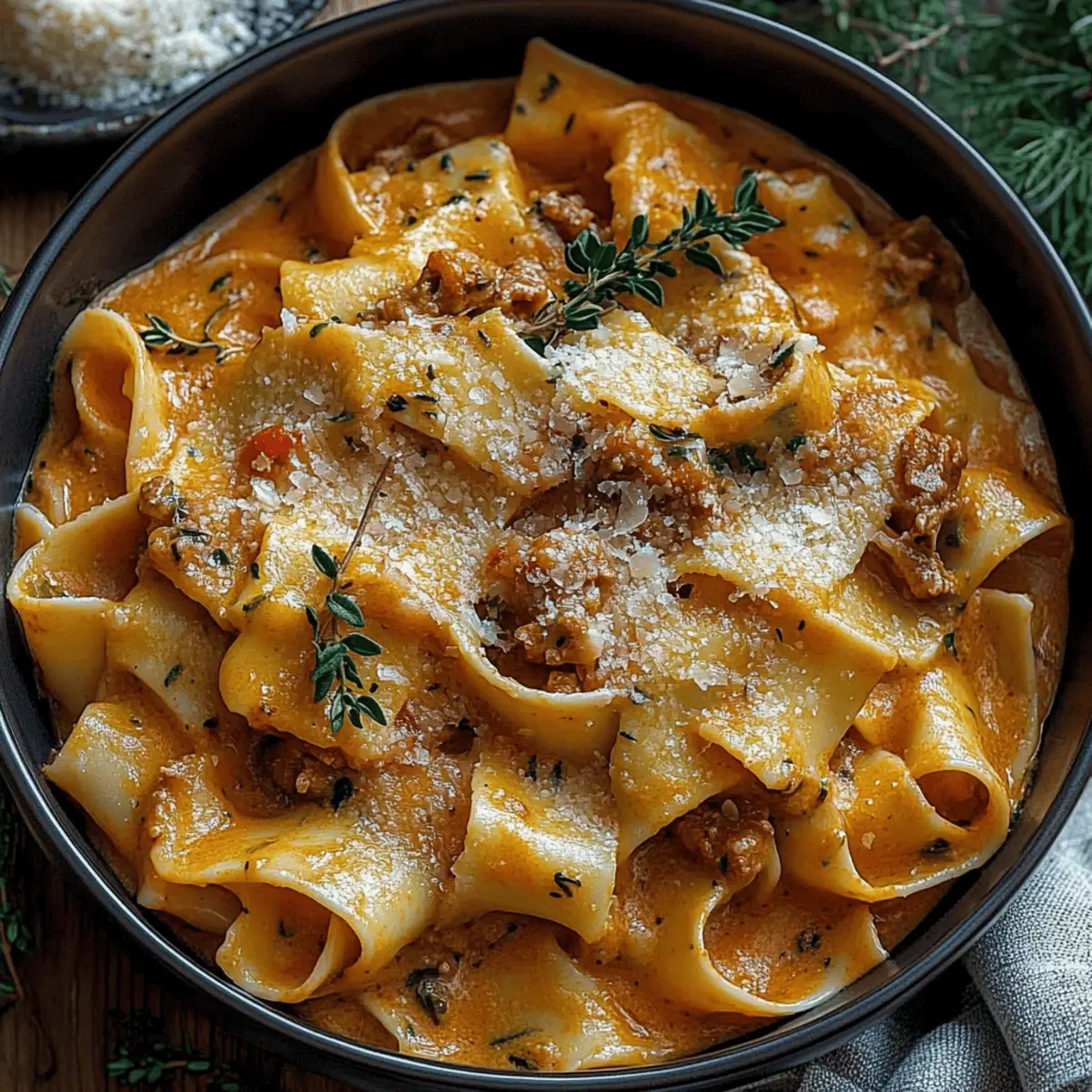 Deliciously Spicy Creamy Pappardelle Pasta for Cozy Nights 1 Creamy Pappardelle Pasta liem19