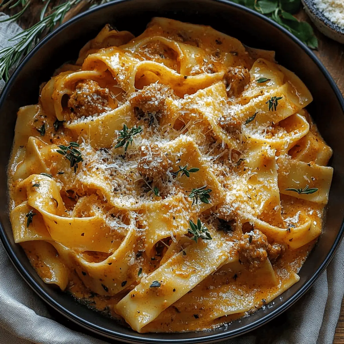 Deliciously Spicy Creamy Pappardelle Pasta for Cozy Nights 2