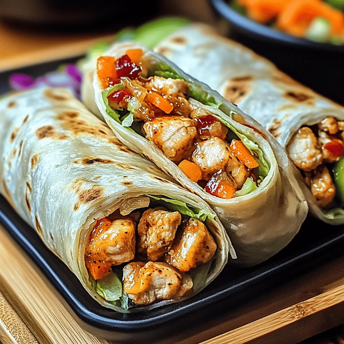 Firecracker Chicken Wraps: Spicy Flavor in Every Bite! 1 Firecracker Chicken Wraps t6ivka