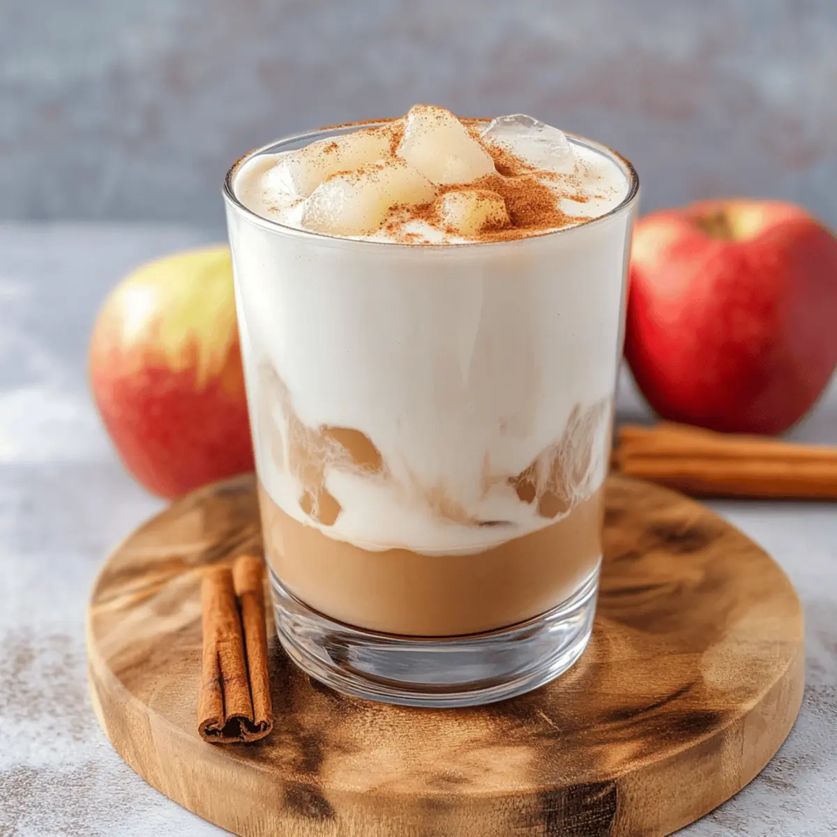 Iced Apple Crisp Cream Chai Latte: Your Cozy Fall Treat 2 Iced Apple Crisp Cream Chai Latte fj0130