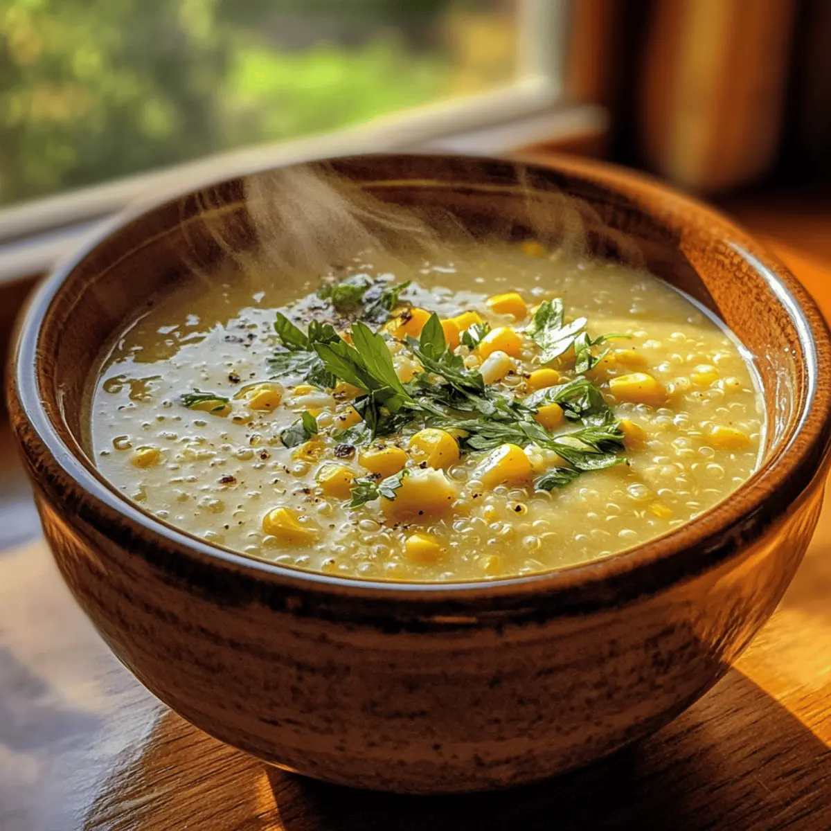 Cozy Up with Quinoa Corn Chowder: Dairy-Free Delight 1 Quinoa Corn Chowder sk3gky