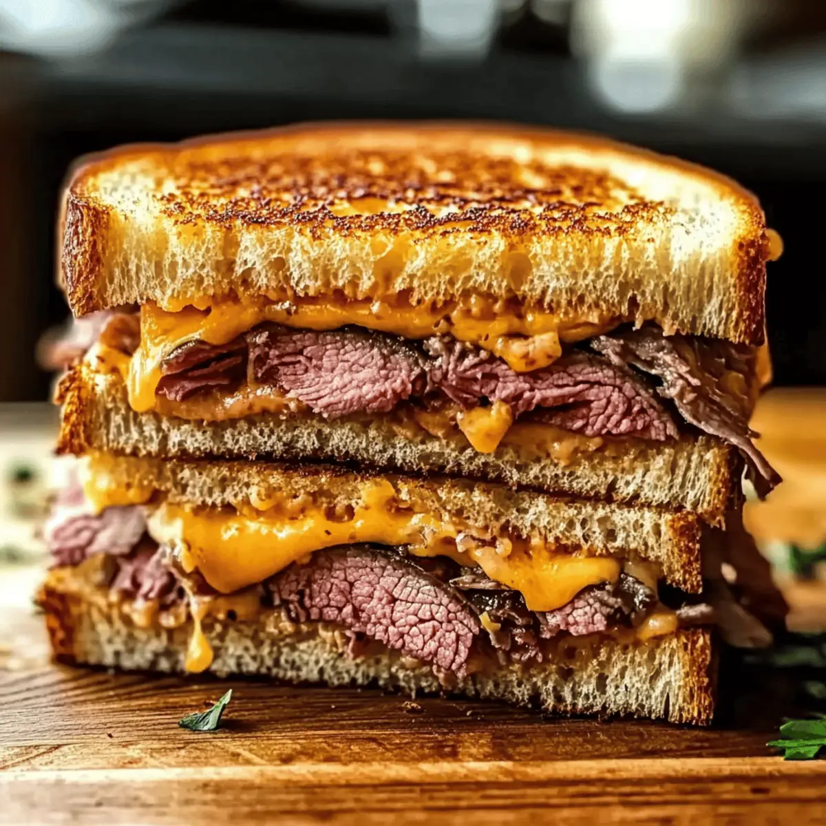 Irresistible Roast Beef & Cheddar Melt Sandwich Perfection 2