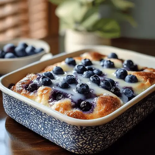 Blueberry Buttermilk Pancake Casserole