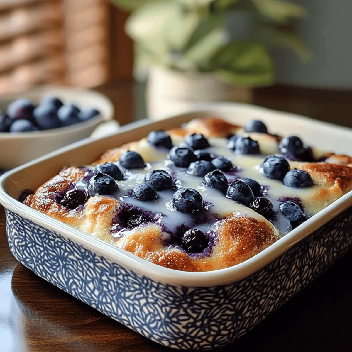 Blueberry Buttermilk Pancake Casserole