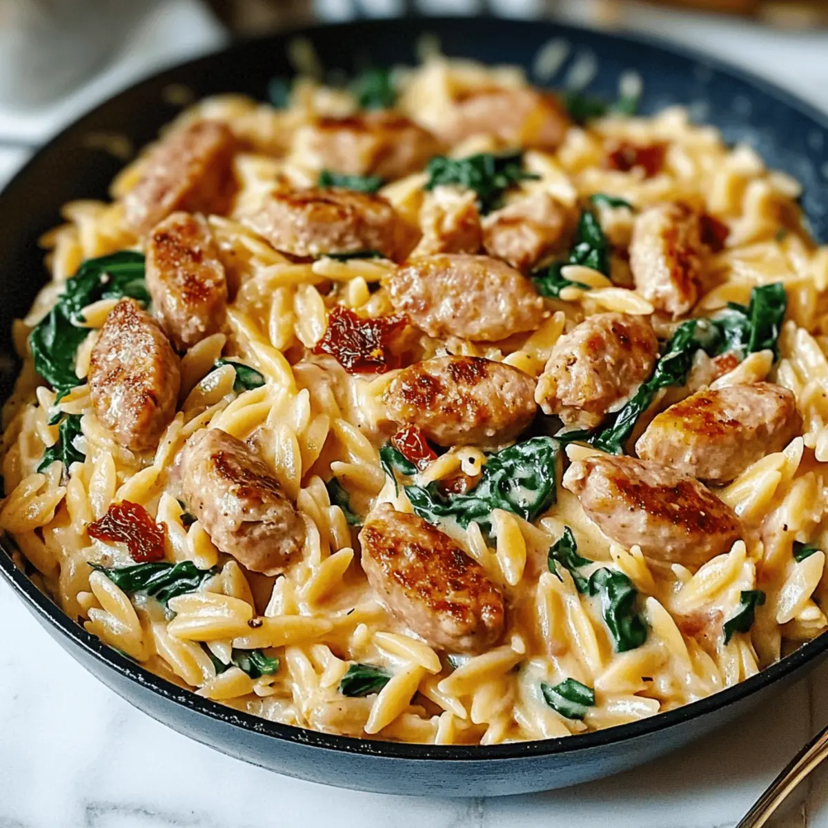 Creamy Chicken Sausage Orzo: Your New Favorite One-Pan Meal 4 Creamy Chicken Sausage Orzo