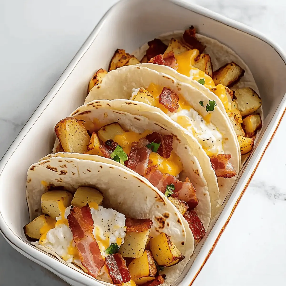 Baked Breakfast Tacos