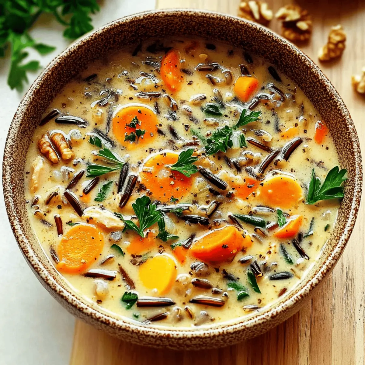 Comforting Autumn Wild Rice Soup for Cozy Nights 1 Autumn Wild Rice Soup ckza1v