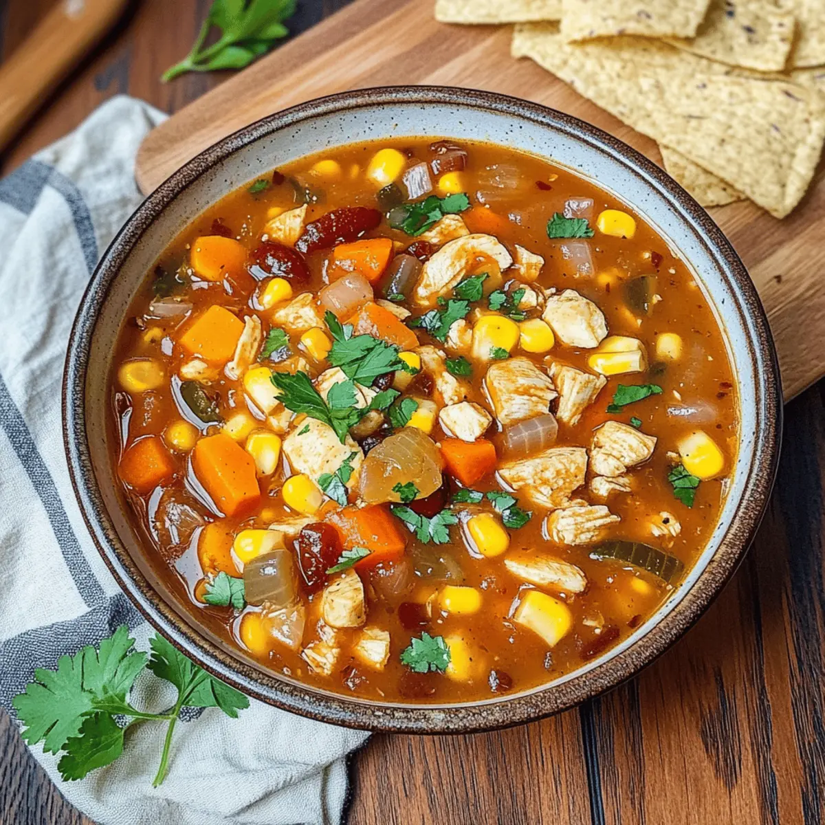 BBQ Chicken Soup: A Cozy Comfort That's Pure Happiness 2 BBQ Chicken Soup m5odlz