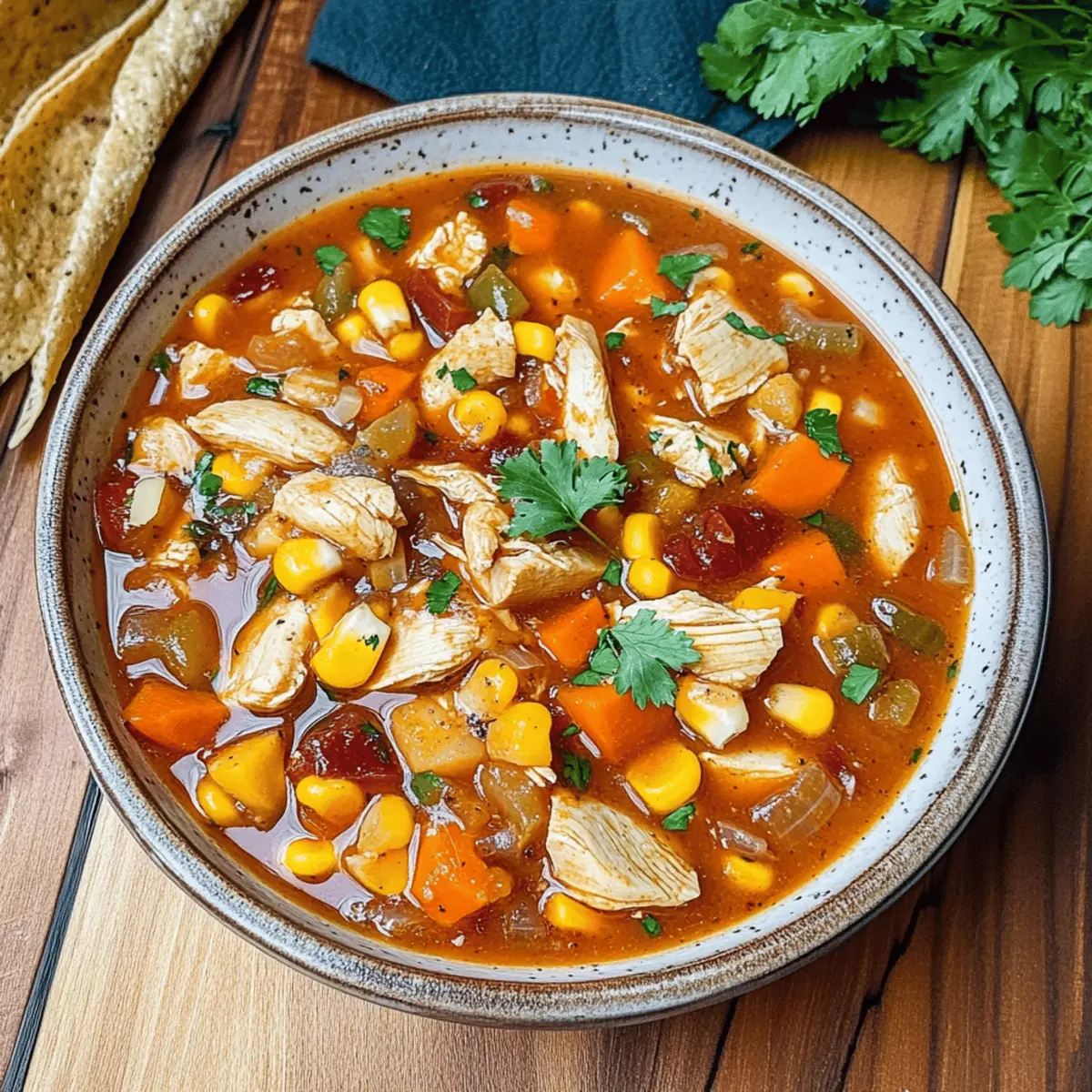 BBQ Chicken Soup: A Cozy Comfort That's Pure Happiness 4 BBQ Chicken Soup mtobd3
