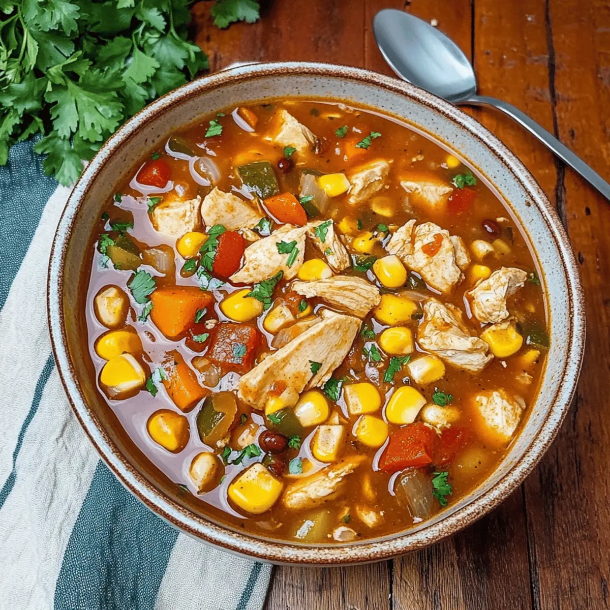 BBQ Chicken Soup: A Cozy Comfort That's Pure Happiness 1 BBQ Chicken Soup th1hri