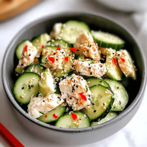 California Roll Cucumber Salad