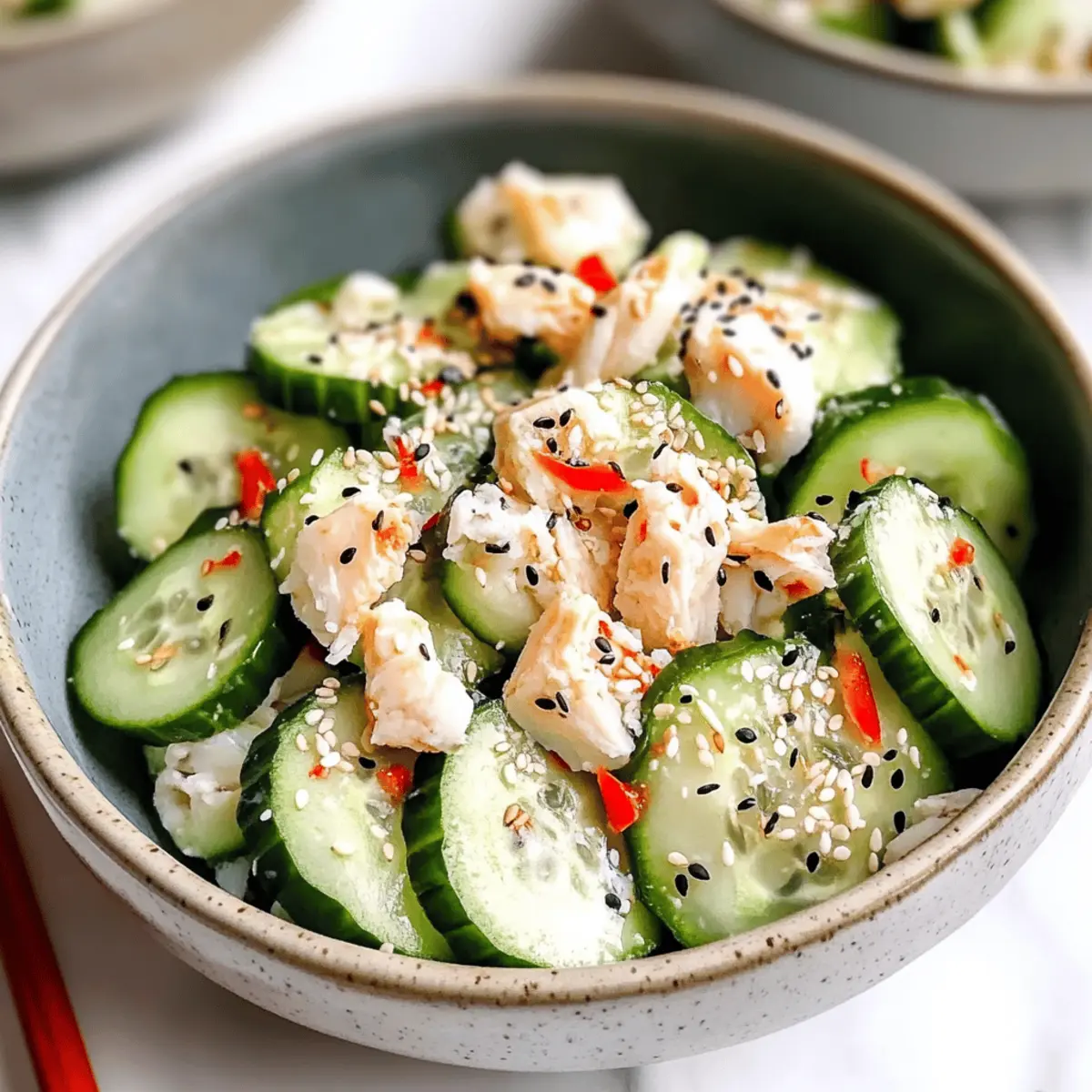 California Roll Cucumber Salad etwyec
