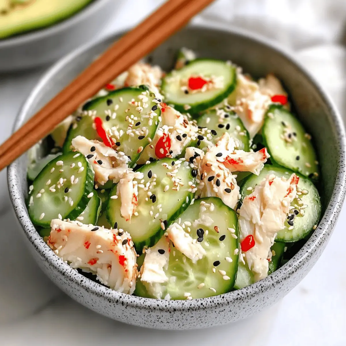 California Roll Cucumber Salad jldweu