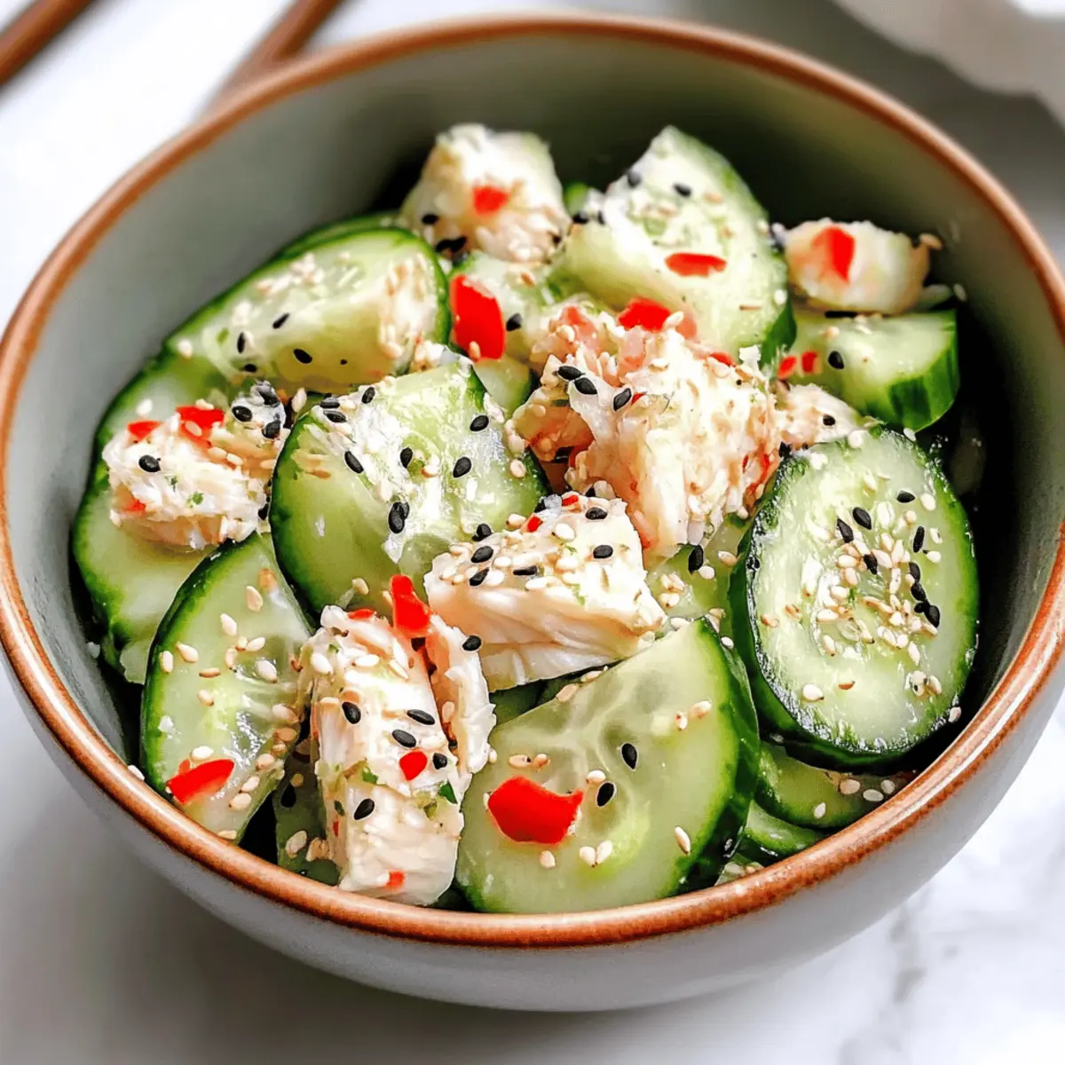 California Roll Cucumber Salad pyevka
