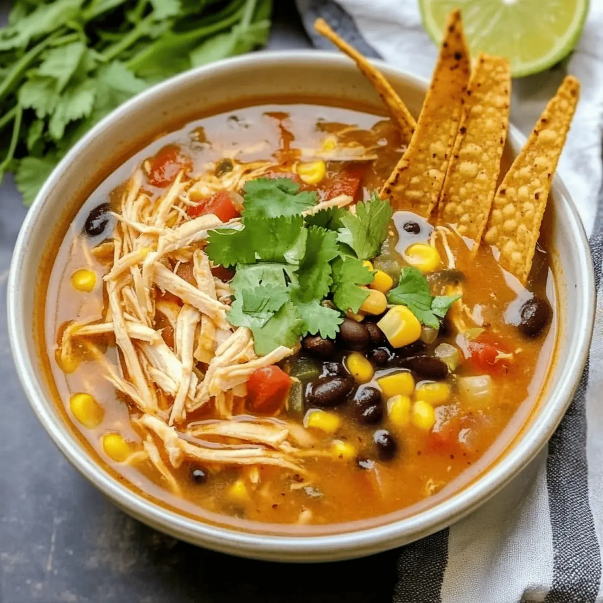 Delicious Chicken Tortilla Soup for Cozy Family Nights 1 Chicken Tortilla Soup gf95br