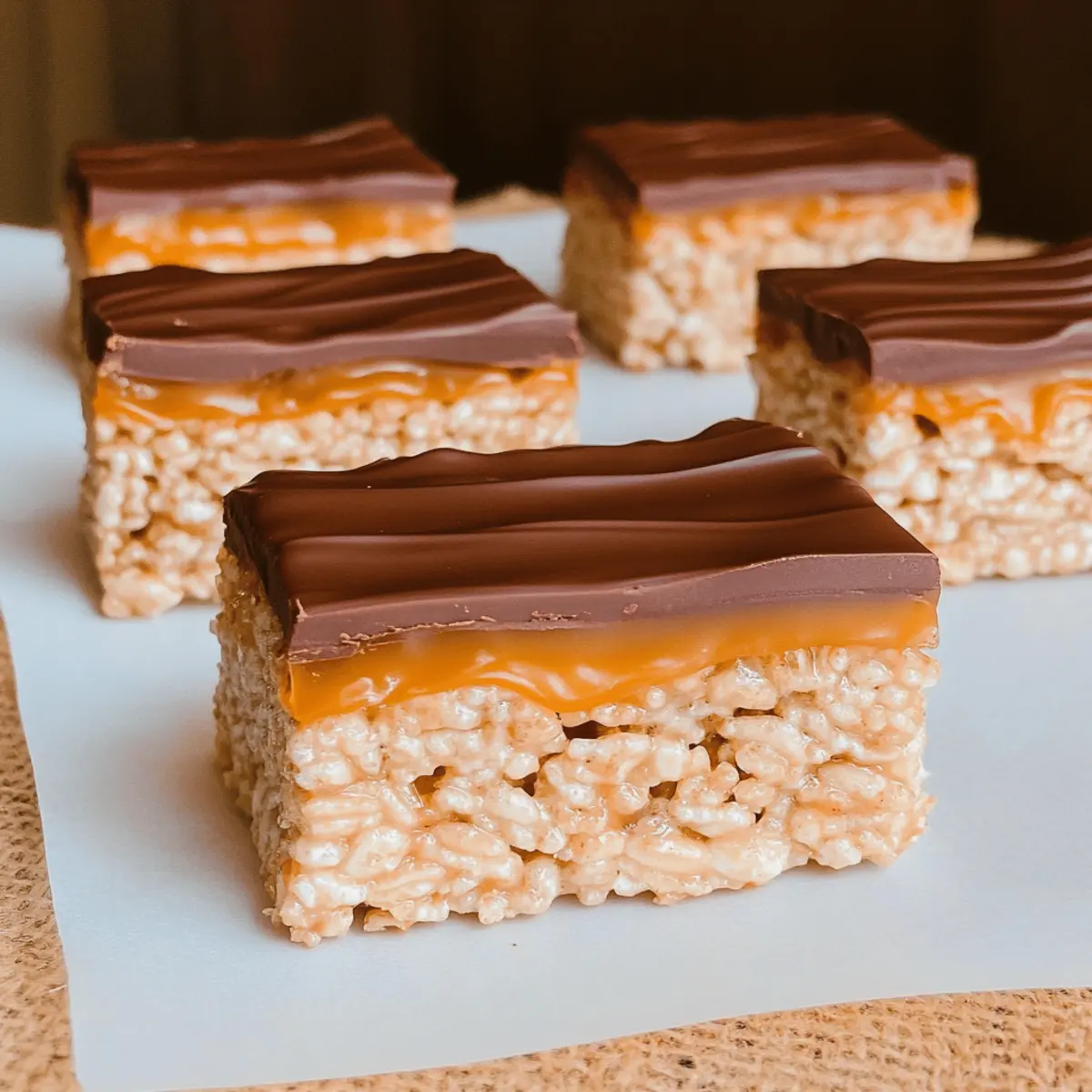 Irresistible Chocolate Caramel Rice Krispie Squares You’ll Love 1 Chocolate Caramel Rice Krispie Squares olbw4y