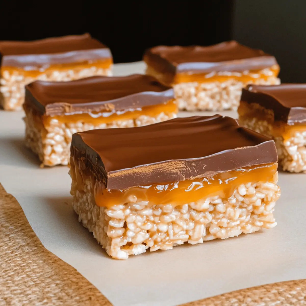 Irresistible Chocolate Caramel Rice Krispie Squares You’ll Love 2 Chocolate Caramel Rice Krispie Squares y8sfiw