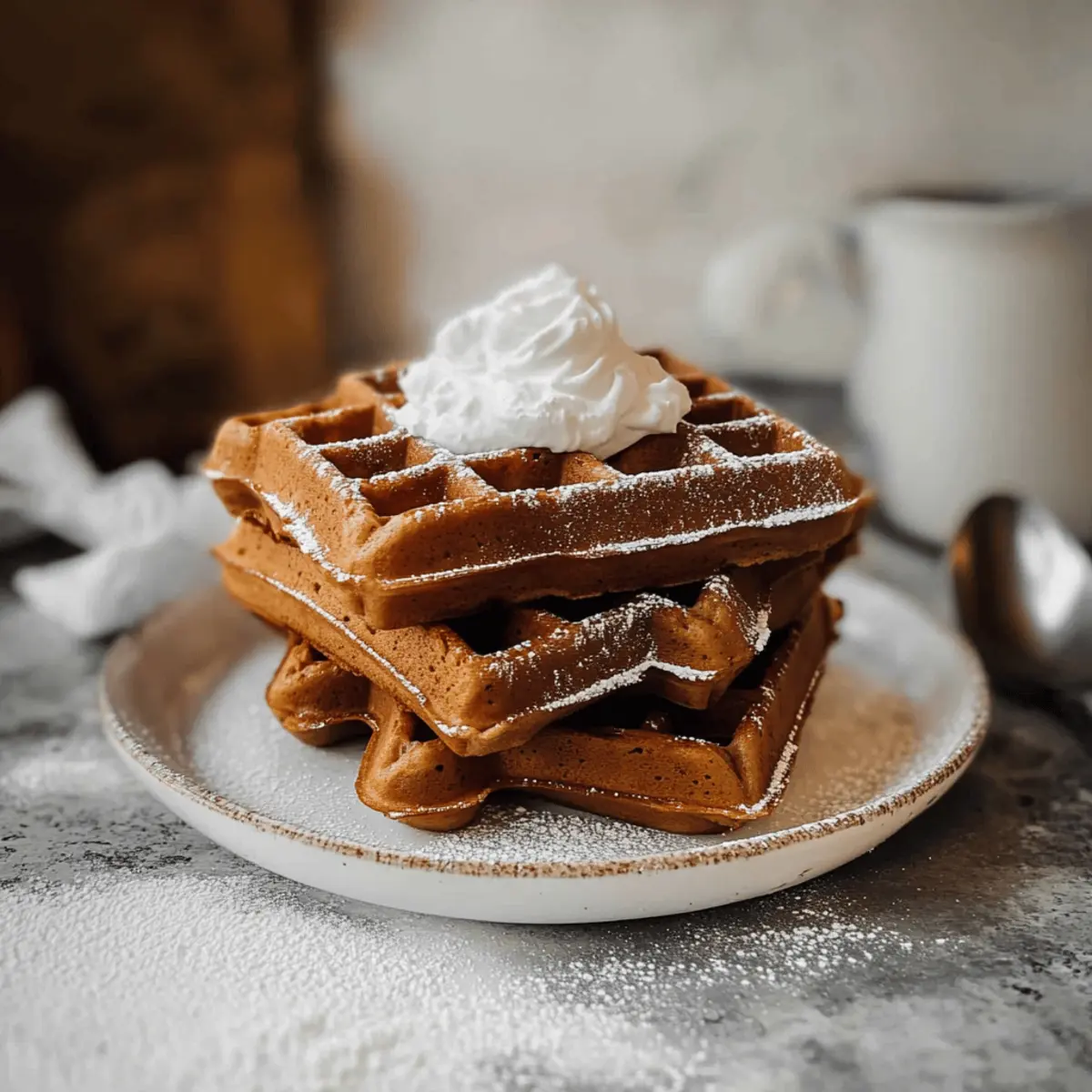 Cozy Up with Christmas Morning Gingerbread Waffles 5 Christmas Morning Gingerbread Waffles rwbt60