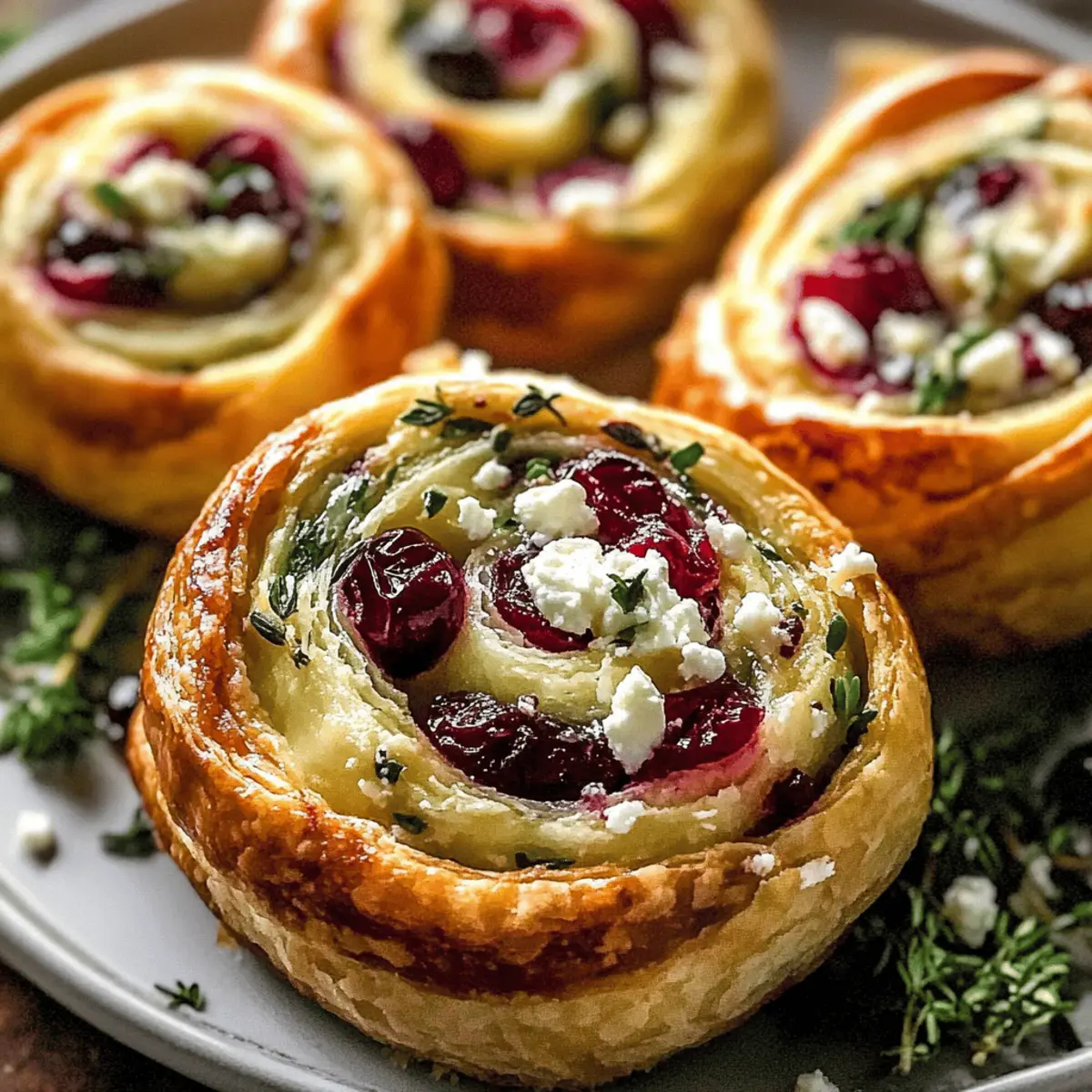 Cranberry Cream Cheese Pinwheels with Feta & Herbs Delight 1 Cranberry Cream Cheese Pinwheels with Feta Herbs fwgvlf
