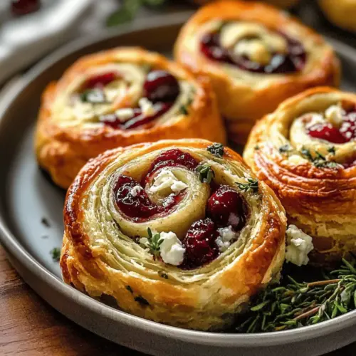 Cranberry Cream Cheese Pinwheels with Feta & Herbs Delight 10 Cranberry Cream Cheese Pinwheels with Feta & Herbs