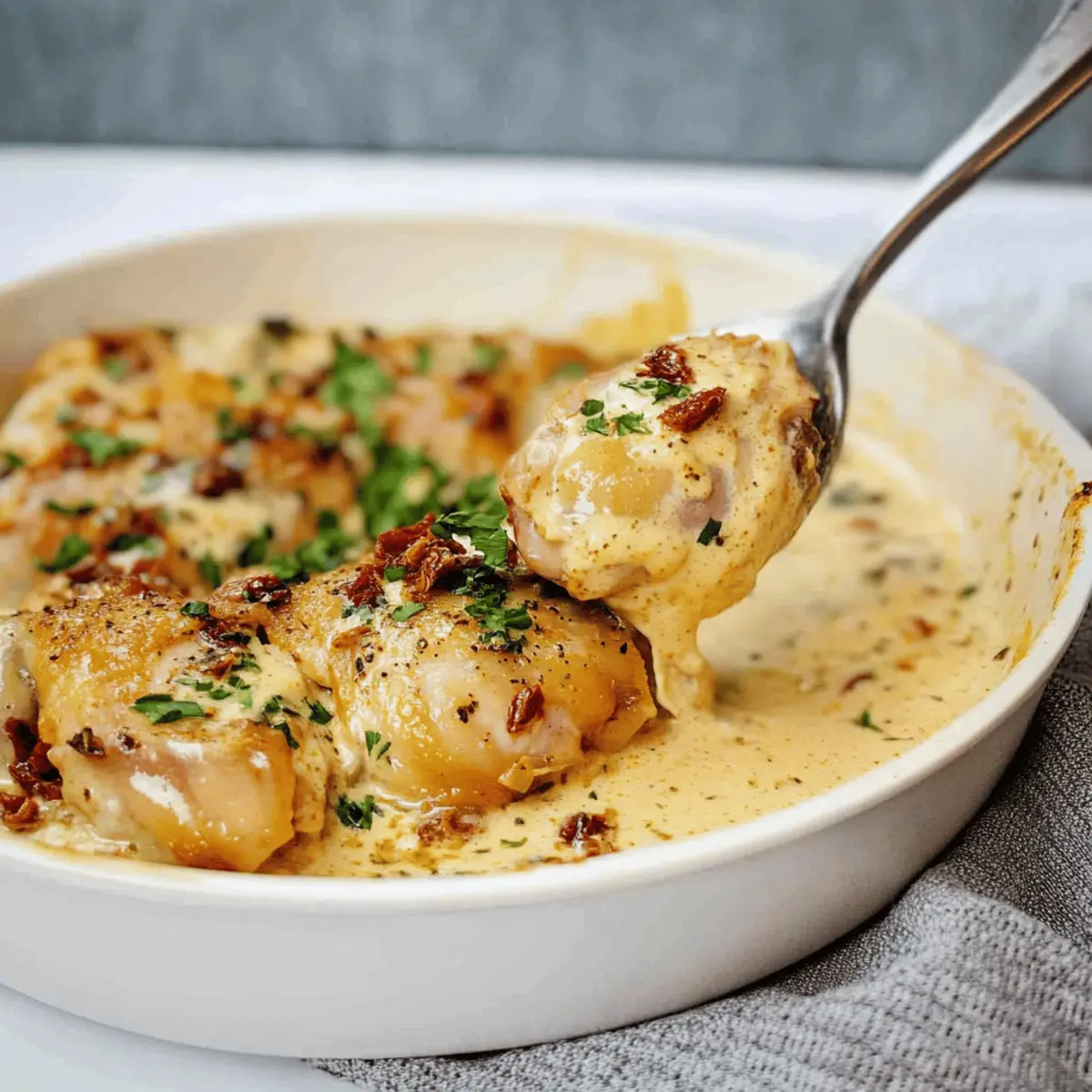 Creamy Garlic Chicken Thighs for a Cozy Weeknight Delight 8