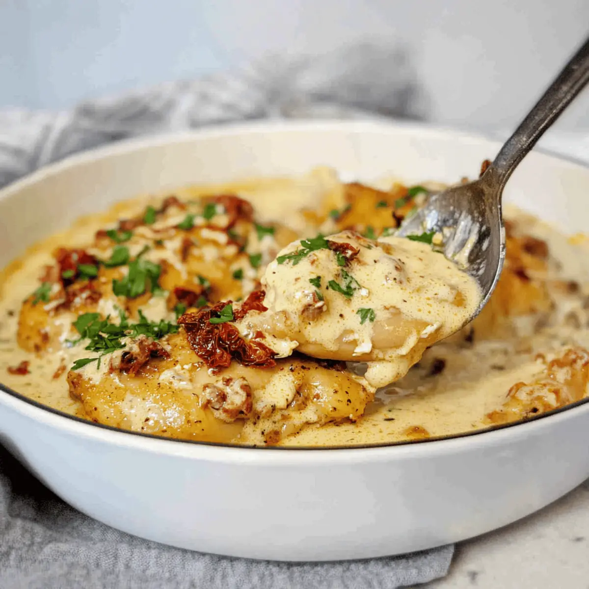 Creamy Garlic Chicken Thighs for a Cozy Weeknight Delight 3 Creamy Garlic Chicken Thighs yoms2p