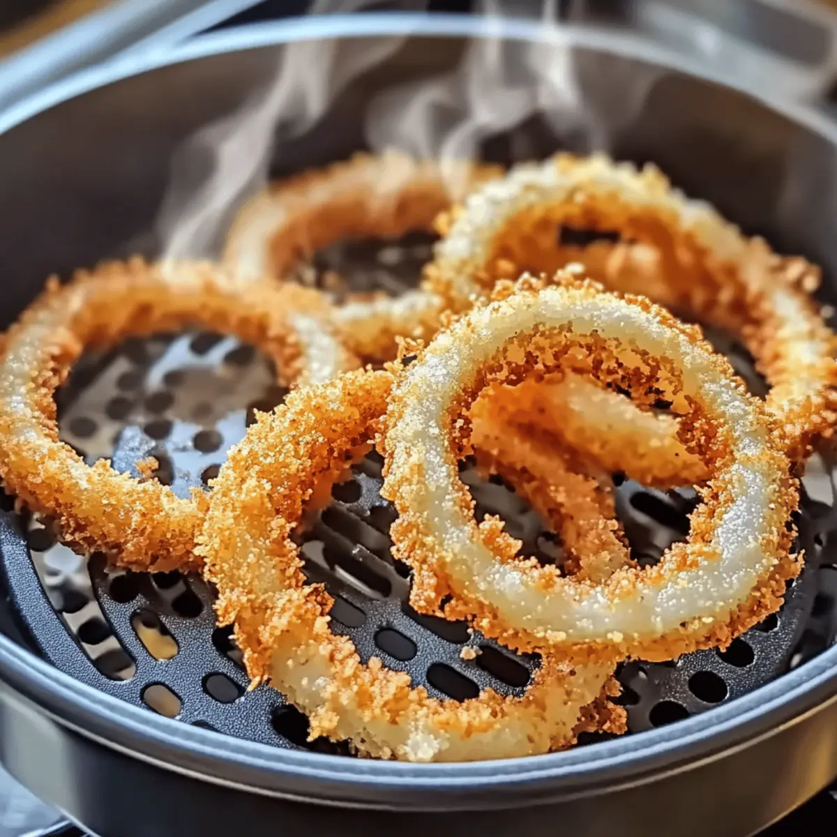 Crispy Air Fryer Onion Rings: Guilt-Free Crunchy Bliss 4 Crispy Air Fryer Onion Rings