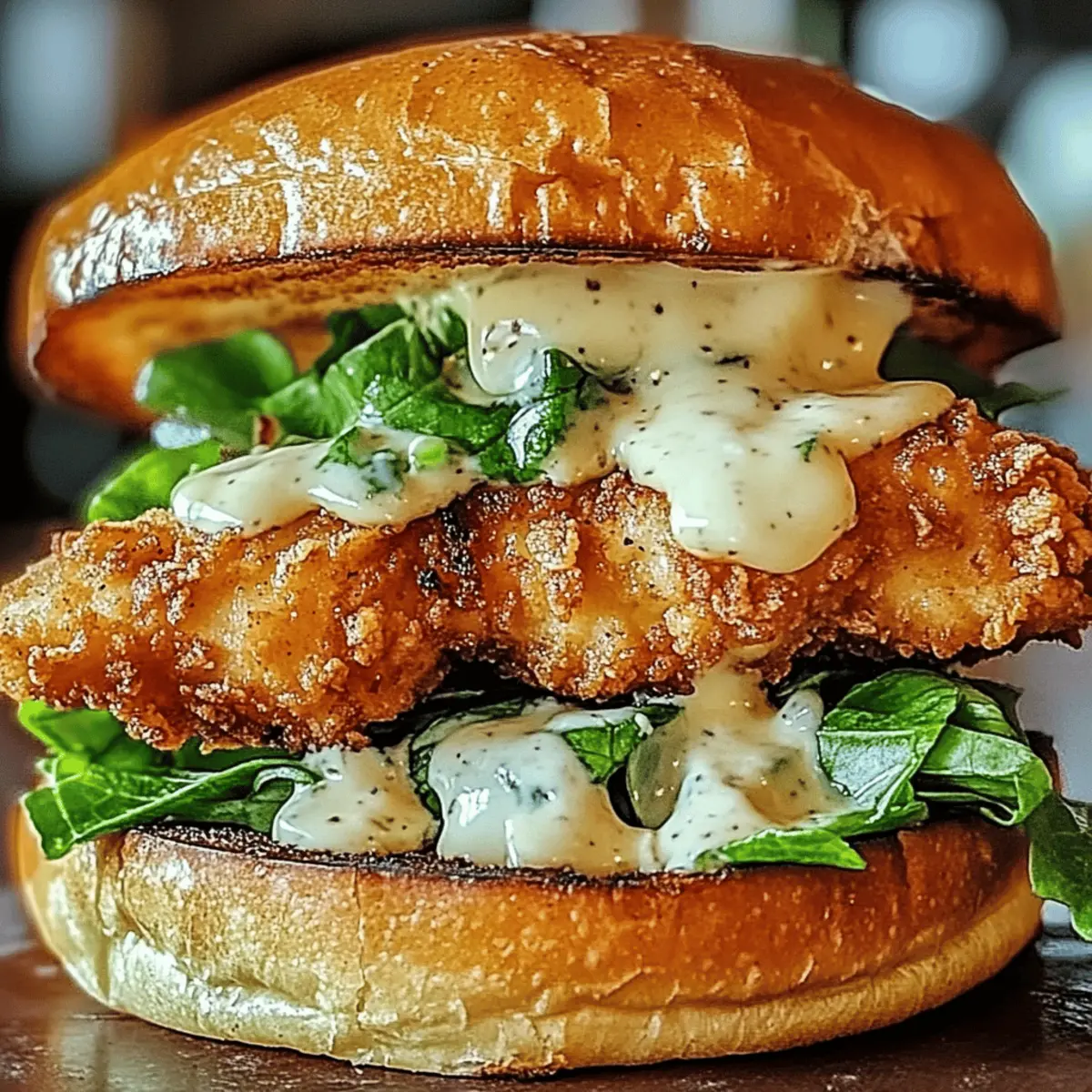 Crispy Chicken Caesar Sandwich for a Delicious Dinner Delight 1
