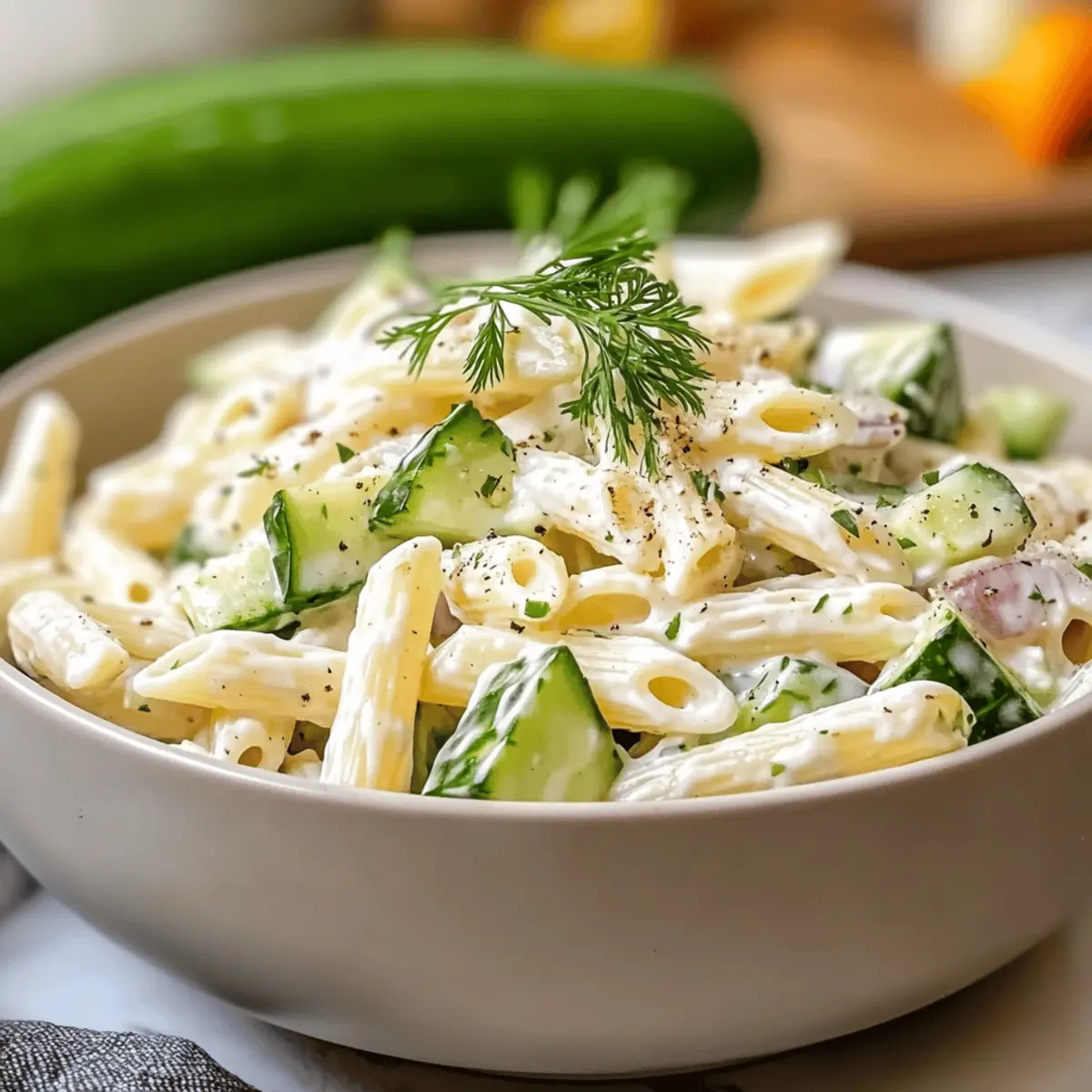 Cucumber Pasta Salad tekaz9