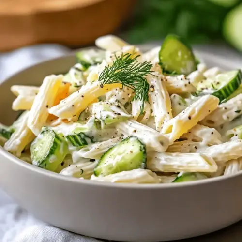 Cucumber Pasta Salad