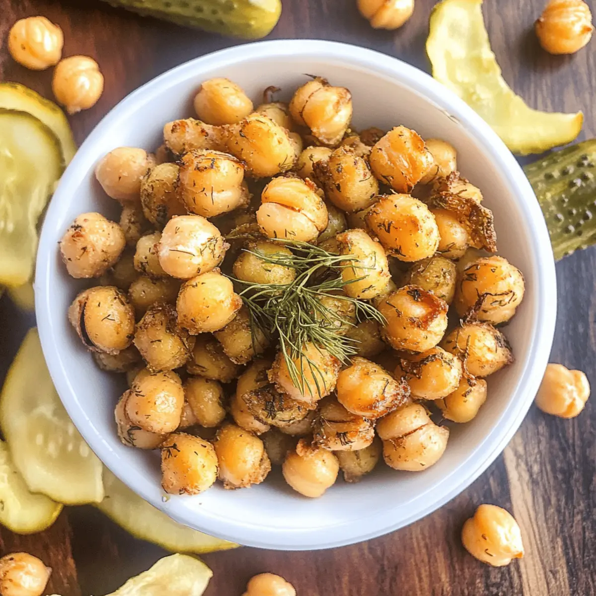 Dill Pickle Roasted Chickpeas yetuuk
