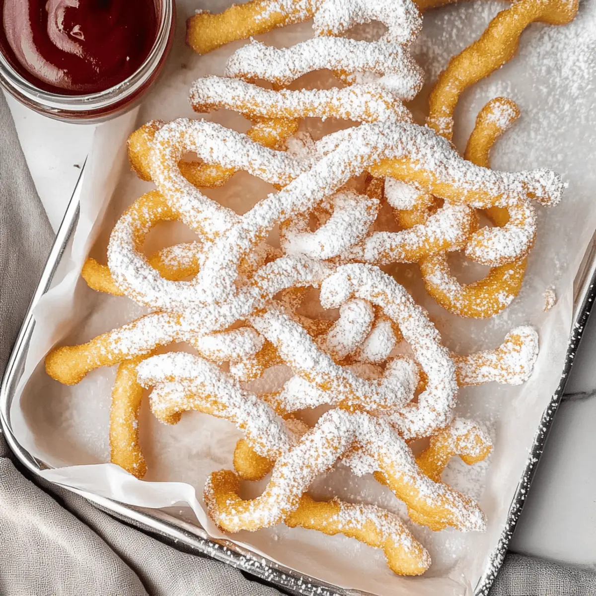 Crispy Gluten-Free Funnel Cake Fries to Satisfy Sweet Cravings 2 Funnel Cake Fries nns164