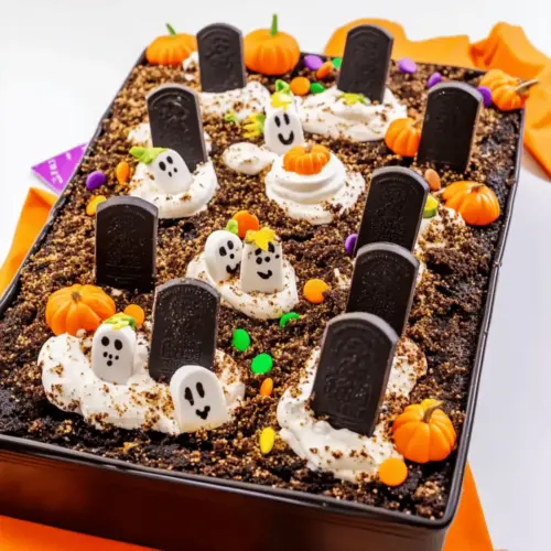 Graveyard Chocolate Poke Cake That's Spooktacularly Delicious 12 Graveyard Chocolate Poke Cake