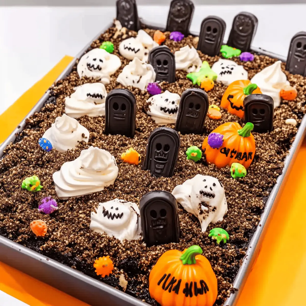 Graveyard Chocolate Poke Cake That's Spooktacularly Delicious 3