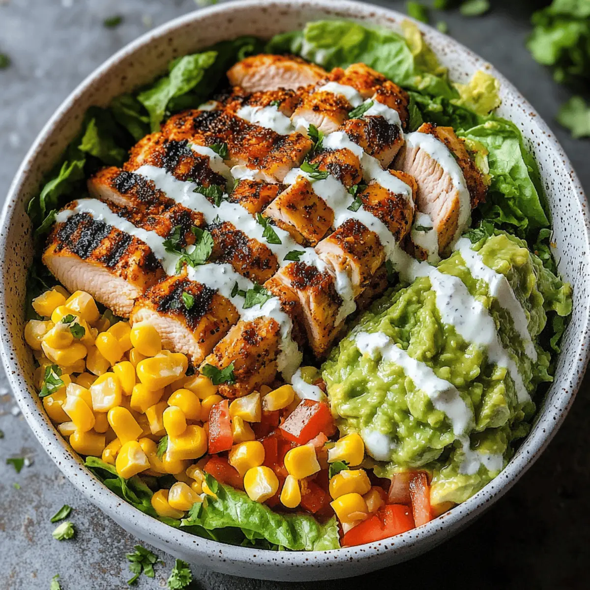 Healthy Chicken Taco Bowls