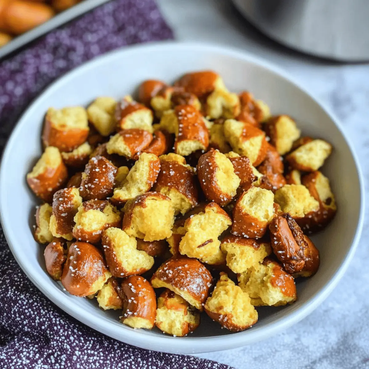 Honey Mustard & Onion Pretzels: Irresistibly Crunchy Snack 4 Honey Mustard & Onion Pretzels