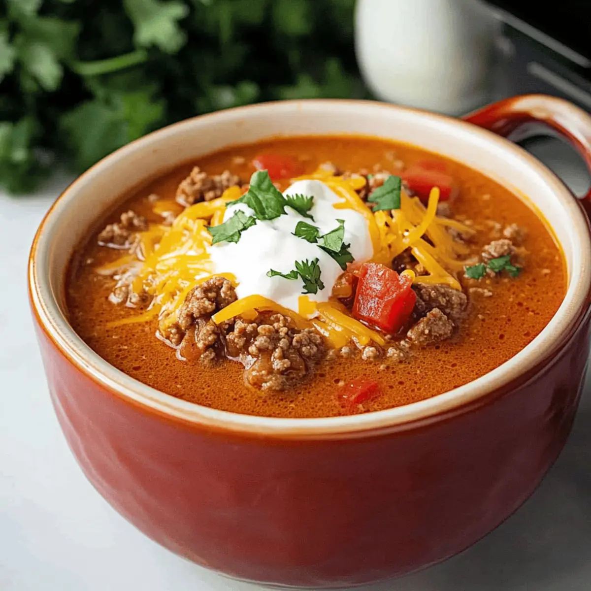Keto Taco Soup: Comfort in Every Delicious Spoonful 3 Keto Taco Soup t2johj