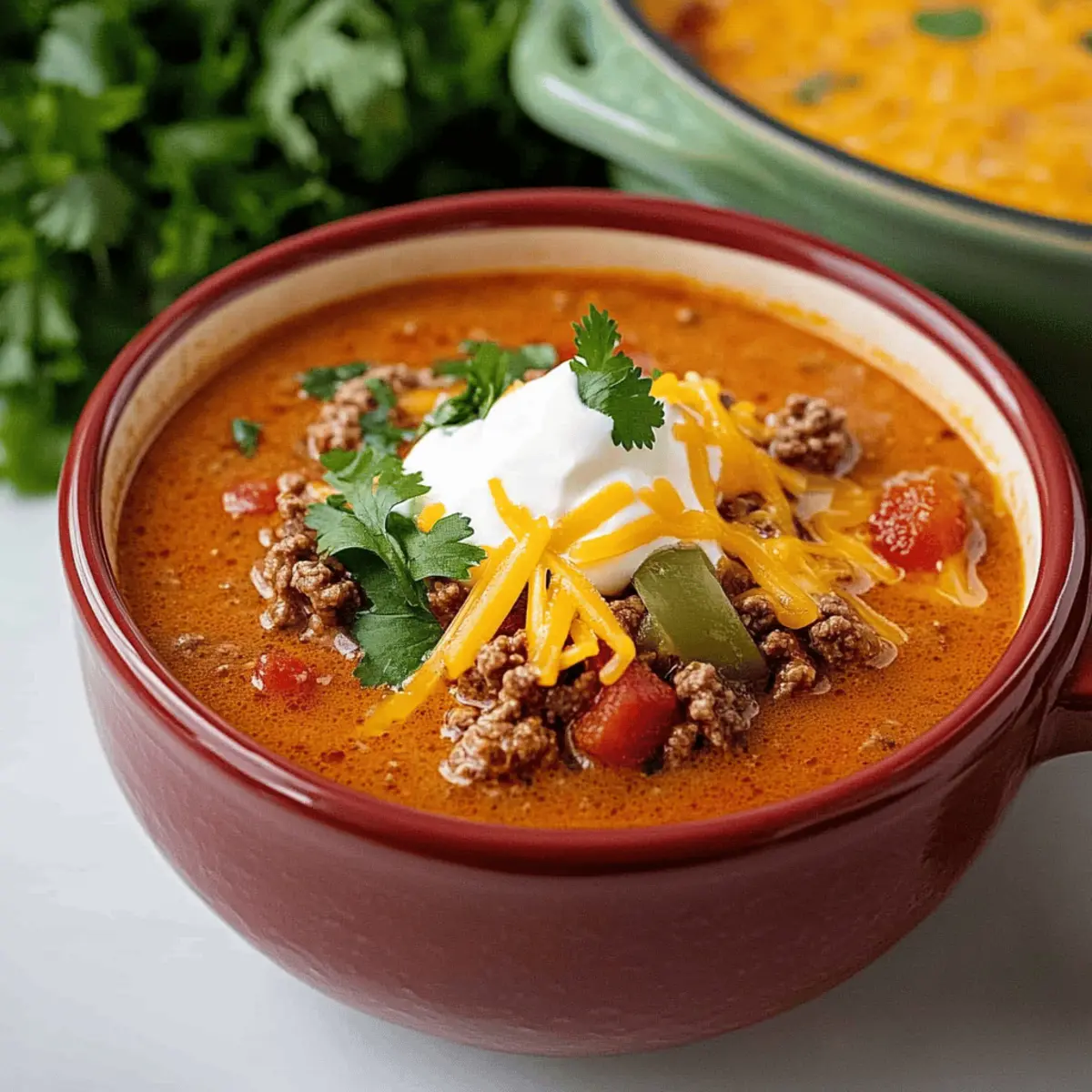 Keto Taco Soup: Comfort in Every Delicious Spoonful 1 Keto Taco Soup vnjo39