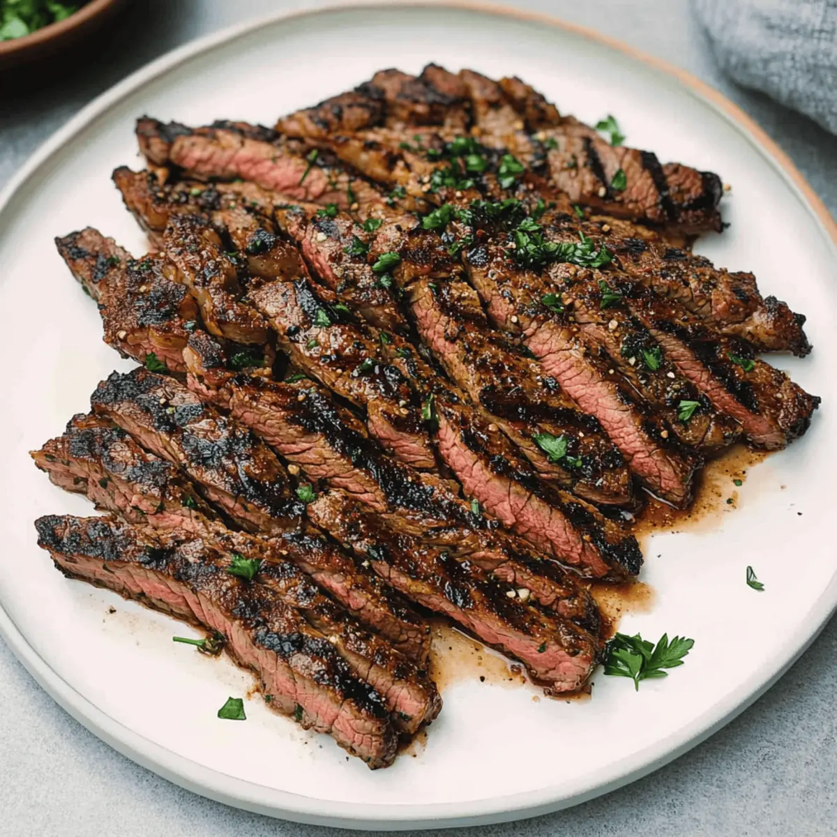 Marinated Skirt Steak nceduz