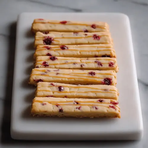 Orange Cranberry Shortbread Cookies