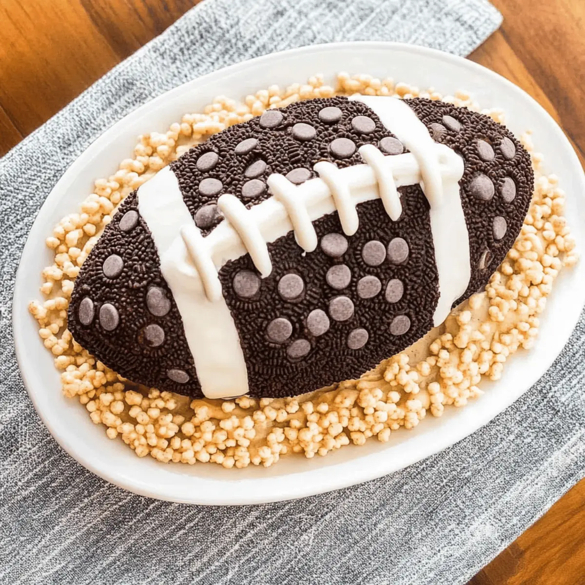 Oreo Cream Cheese Football Dip: Your Game Day Sweet Spot 2