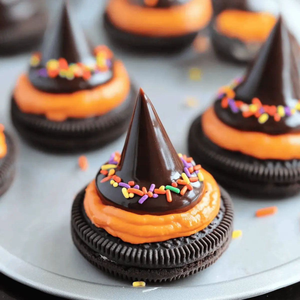 Oreo Witch Hat Cookies: Fun and Easy No-Bake Treats 3 Oreo Witch Hat Cookies kpijqb