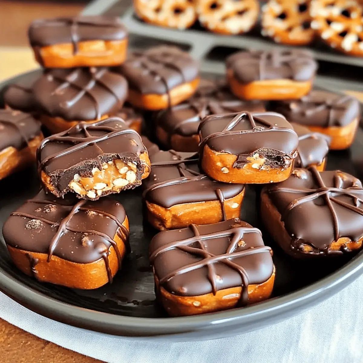 Peanut Butter Buckeye Pretzels: Irresistibly Sweet & Salty Treat 5 Peanut Butter Buckeye Pretzels smlkpf